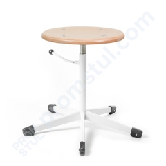 Табурет промисловий ТТ-2 дерев’яне сидіння 