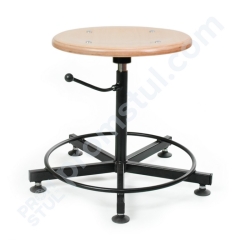 Табурет промисловий ТП-2 дерев'яне сидіння на ніжках