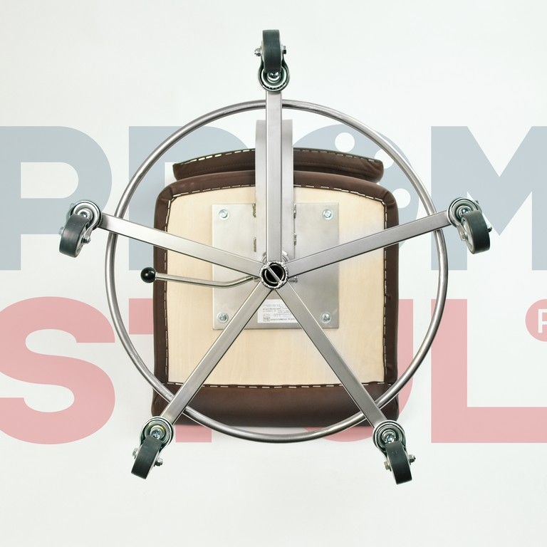 Стул из нержавеющей стали СПН-4.1р кожзам