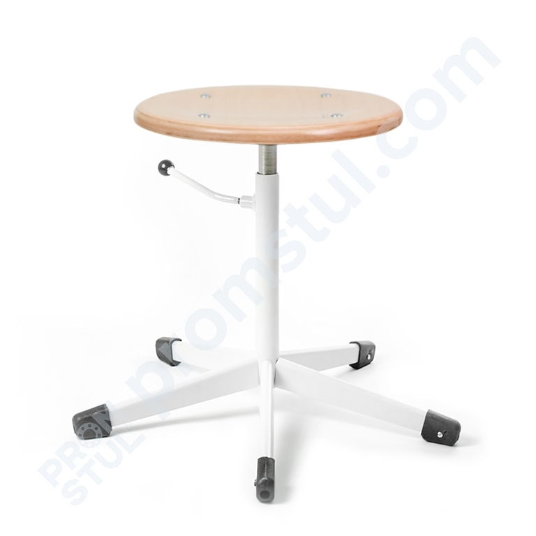 Табурет промисловий ТТ-2 дерев’яне сидіння 