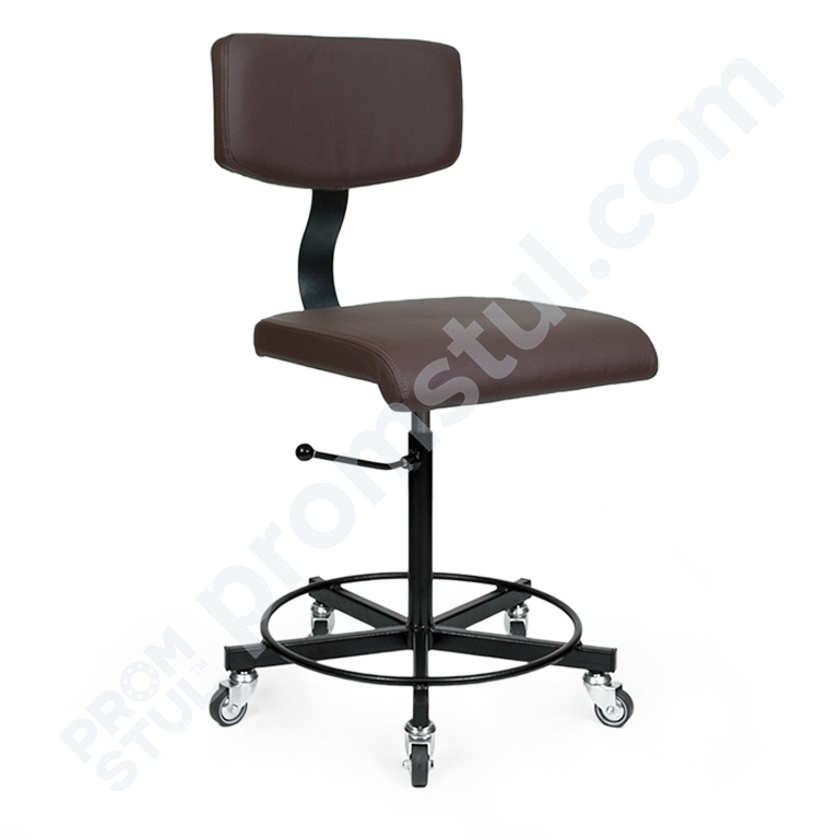 Стілець лабораторний СП-4.1р м’який на колесах