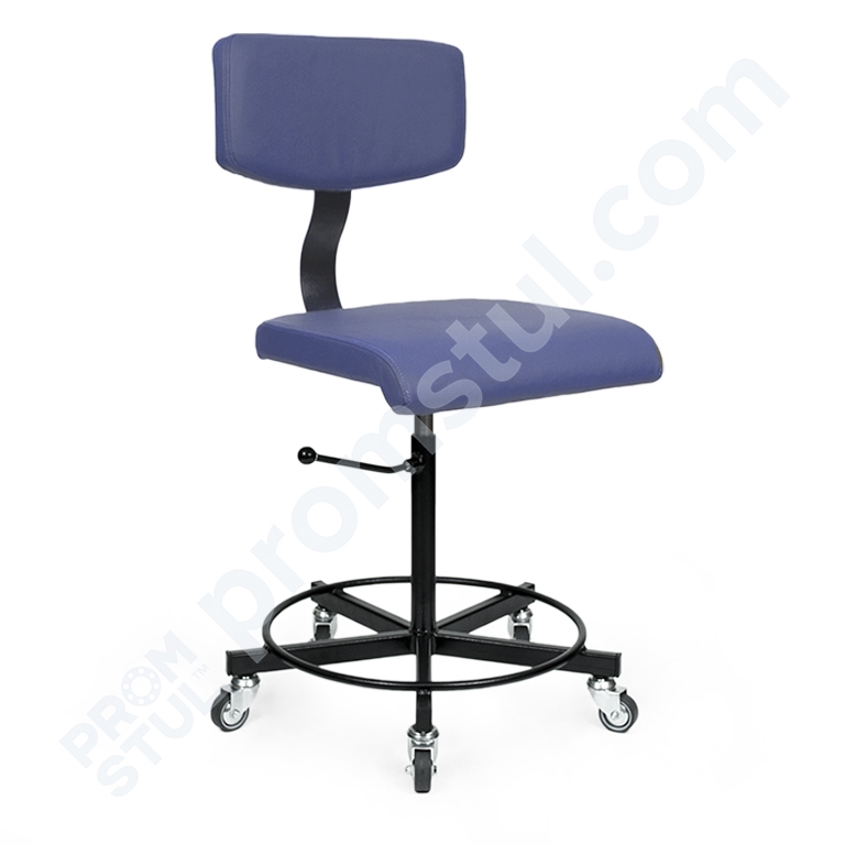 Стілець лабораторний СП-4.1р м’який на колесах