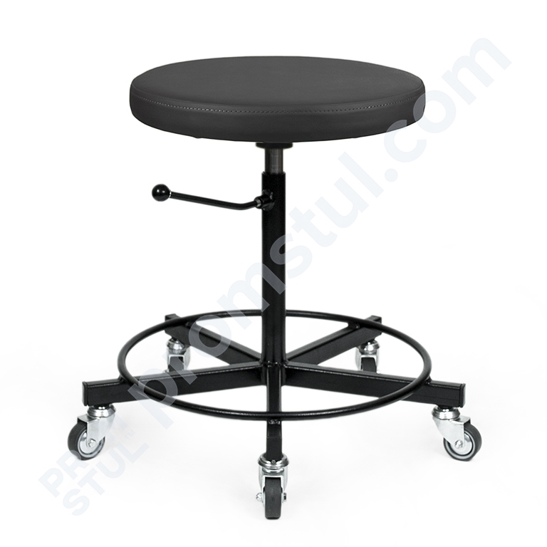 Табурет лабораторний ТП-1.1р м’який на колесах